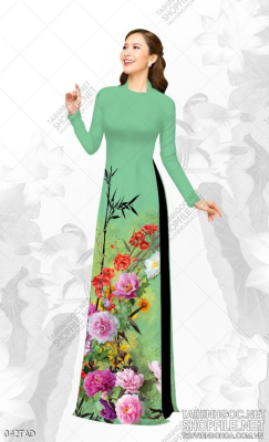 File tranh vải áo dài việt nam 042