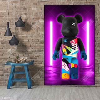 Tranh file gốc gấu bearbrick đẹp ấn tượng