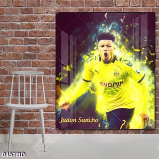 Tranh cầu thủ trẻ nổi tiếng Jadon Sancho