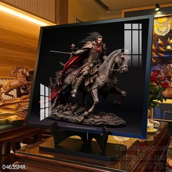 File tranh treo tường hình chiến binh Samurai