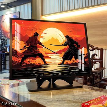 Mẫu Tranh chiến binh Samurai huyền thoại