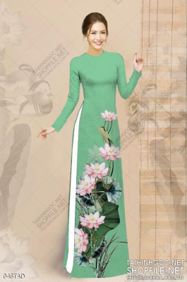 File tranh vải áo dài việt nam 046