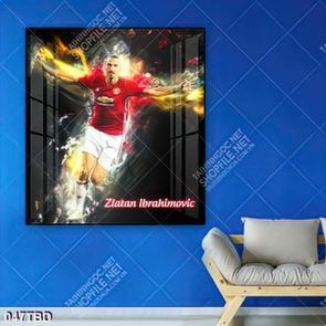 Tranh cầu thủ đá bóng Zlatan Ibrahimovic