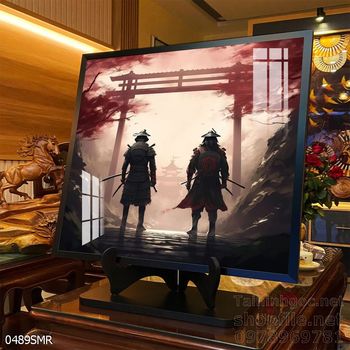 Tranh nghệ thuật treo tường chiến binh Samurai Nhật Bản