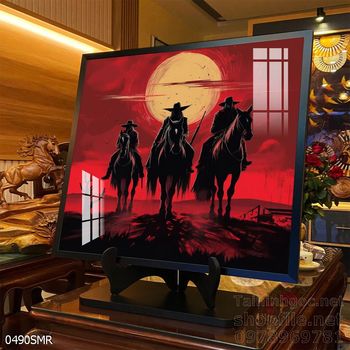 File tranh treo tường hình chiến binh Samurai