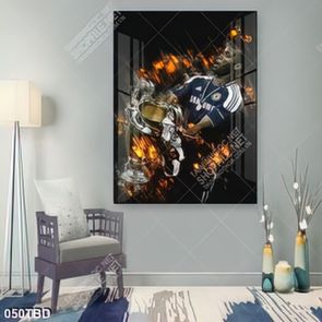 Tranh cầu thủ Didier Drogba đẹp ấn tượng