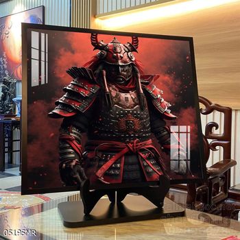 Mẫu tranh Samurai đẹp decor trang trí tường