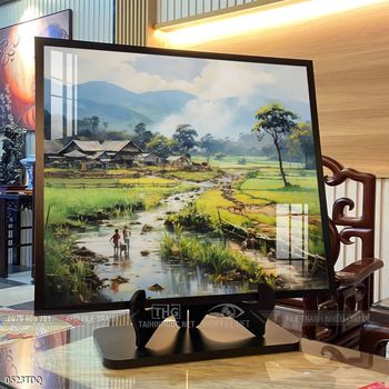 Tranh phong cảnh làng quê Việt Nam