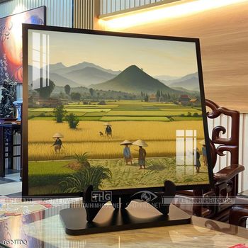 Tranh phong cảnh làng quê đẹp và ý nghĩa