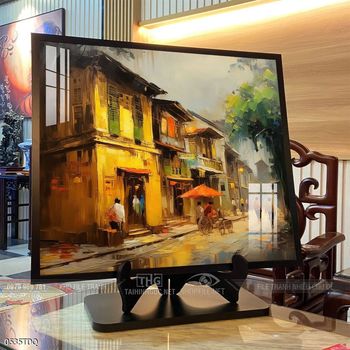 Tranh phong cảnh làng quê Việt Nam