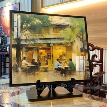 Tranh phong cảnh làng quê tuyệt đẹp