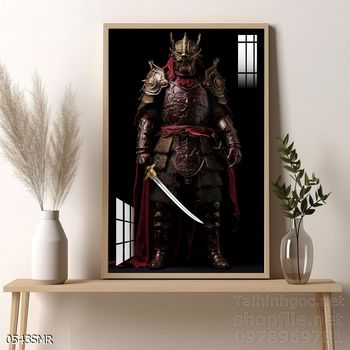 Mẫu Tranh chiến binh Samurai huyền thoại