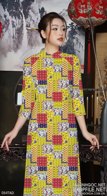 File tranh vải áo dài việt nam 054