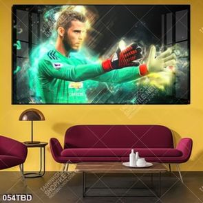 Tranh cầu thủ đá bóng nổi tiếng David De Gea đẹp
