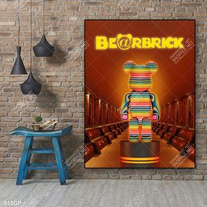 Tranh treo tường gấu bearbrick chất lượng cao