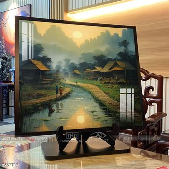 Tranh đồng quê đẹp nhất hiện nay