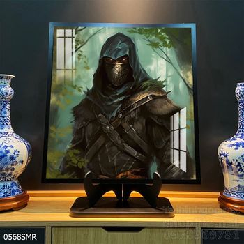 File tranh treo tường hình chiến binh Samurai