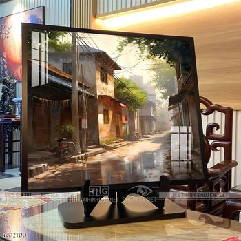 Tranh phong cảnh làng quê đẹp và ý nghĩa