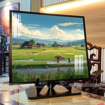 Tranh phong cảnh quê hương làng quê Việt Nam