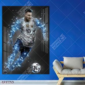 Tranh cầu thủ Lionel Messi treo tường đẹp