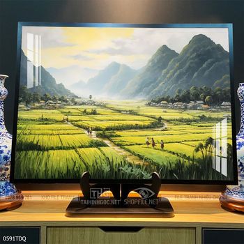 Tranh đồng quê đẹp nhất hiện nay