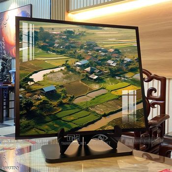 Tranh làng quê treo tường