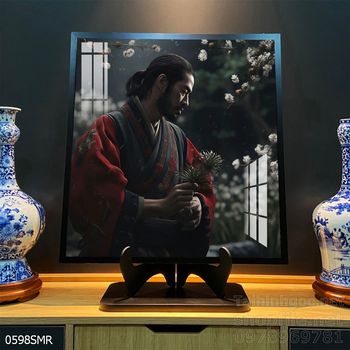 Tranh nghệ thuật treo tường chiến binh Samurai Nhật Bản