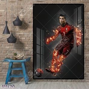 Tranh cầu thủ nổi tiếng Cristiano Ronaldo