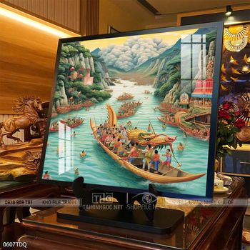 Tranh phong cảnh làng quê Việt Nam