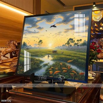 Tranh phong cảnh làng quê đẹp và ý nghĩa