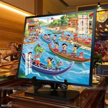 Tranh phong cảnh quê hương làng quê Việt Nam