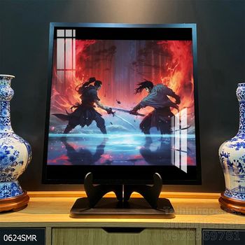 Tranh nghệ thuật treo tường chiến binh Samurai Nhật Bản