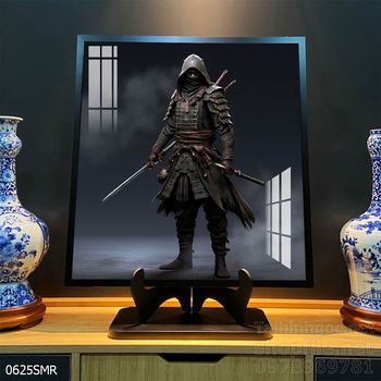 File tranh treo tường hình chiến binh Samurai