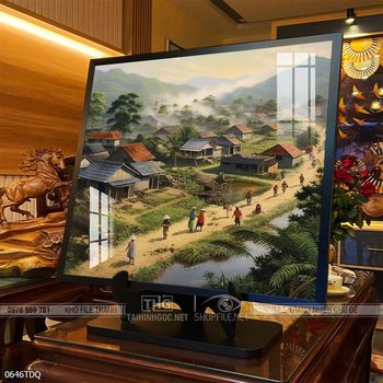 Tranh đồng quê đẹp nhất hiện nay