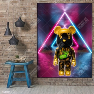 File tranh gấu bearbrick decor trang trí tường đẹp