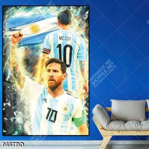 Tranh cầu thủ Lionel Messi đẹp