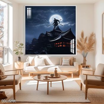 Tranh nghệ thuật treo tường chiến binh Samurai Nhật Bản