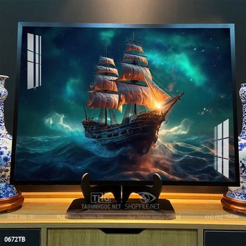 Tranh phong thủy thuận buồm xuôi gió tài lộc đẹp