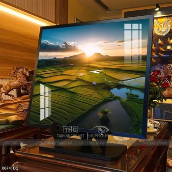 Tranh phong cảnh làng quê Việt Nam