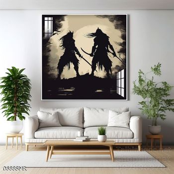 File tranh treo tường hình chiến binh Samurai