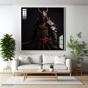 Mẫu tranh Samurai trang trí tường nhà
