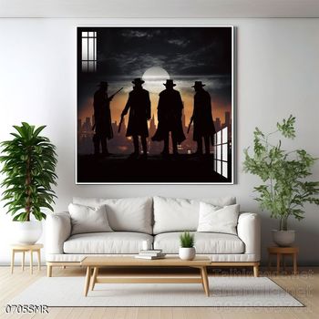 Tranh treo tường Samurai đẹp ấn tượng