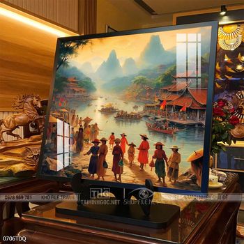 Tranh đồng quê đẹp nhất hiện nay