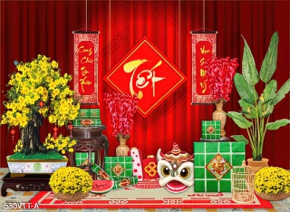 File psd background phông nền tranh Tết File psd background phông nền tranh Tết