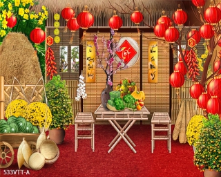 file gốc psd background tranh Tết năm mới file gốc psd background tranh Tết năm mới