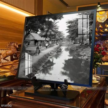 Tranh phong cảnh làng quê Việt Nam