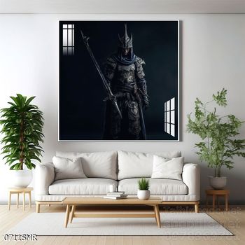 Mẫu tranh Samurai trang trí tường nhà