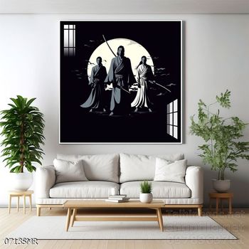 File tranh treo tường hình chiến binh Samurai