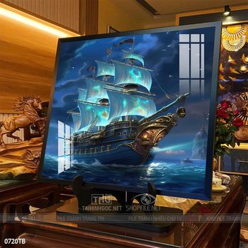 Tranh thuận buồm xuôi gió treo tường đẹp