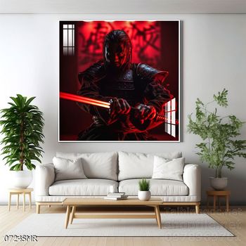 Tranh nghệ thuật treo tường chiến binh Samurai Nhật Bản